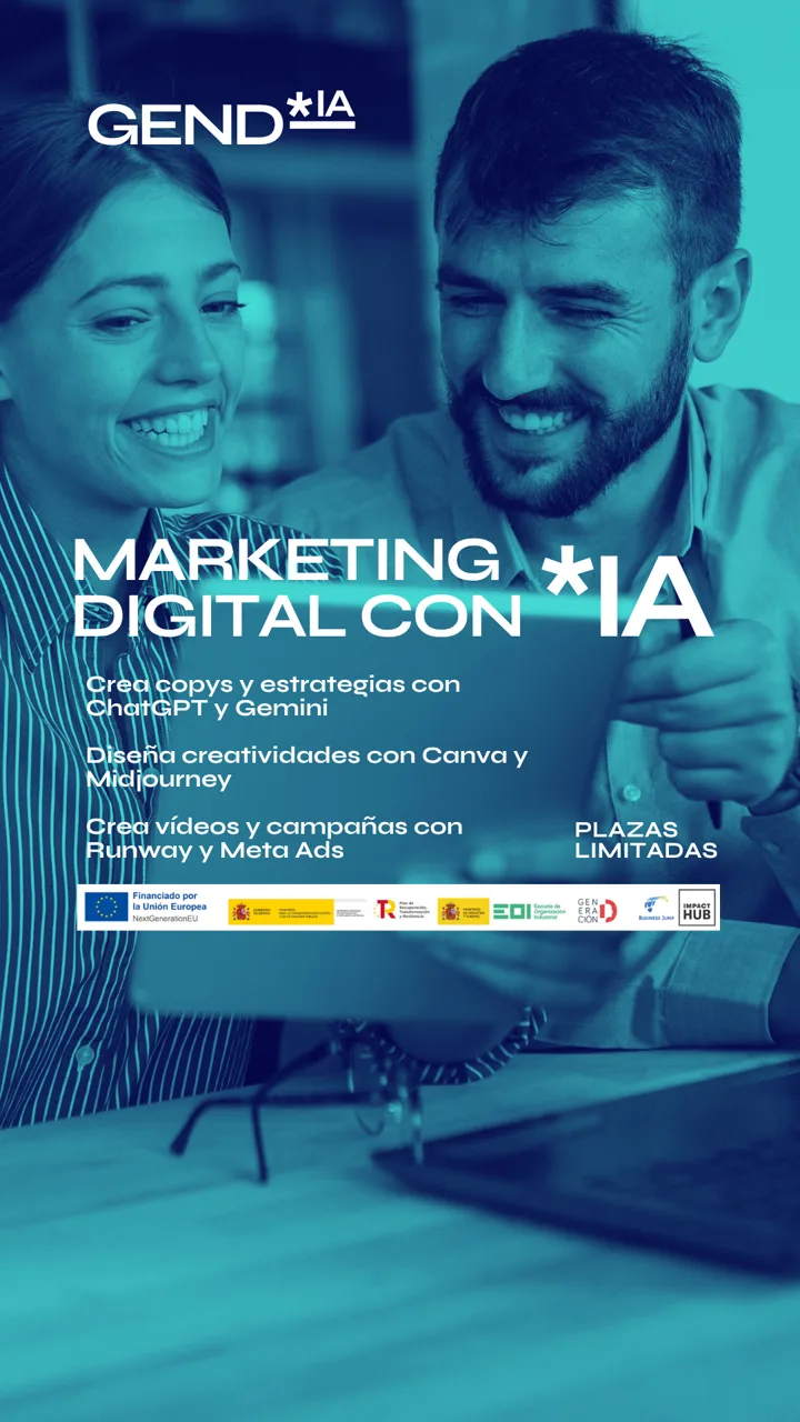 Creatividad de Lead Ads para el programa de marketing digital con IA de Impact Hub